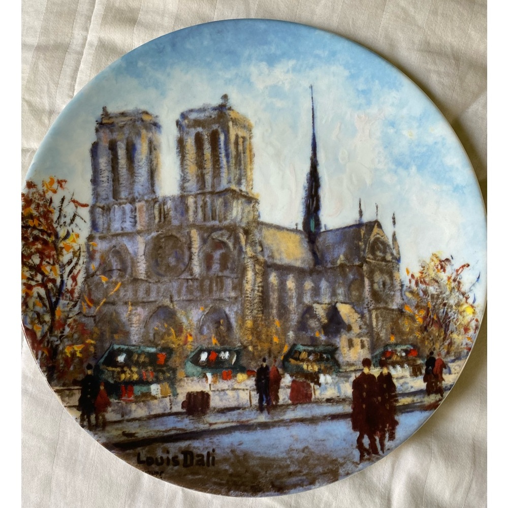 Limoges porcelain plate